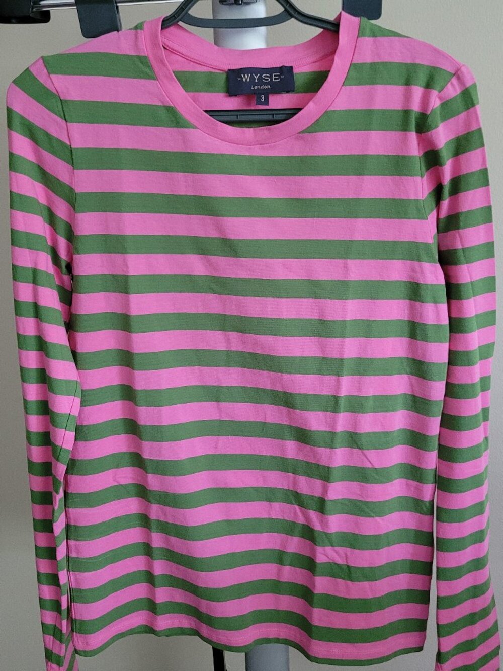 Wyse London Marnie Long Sleeve Jersey Top